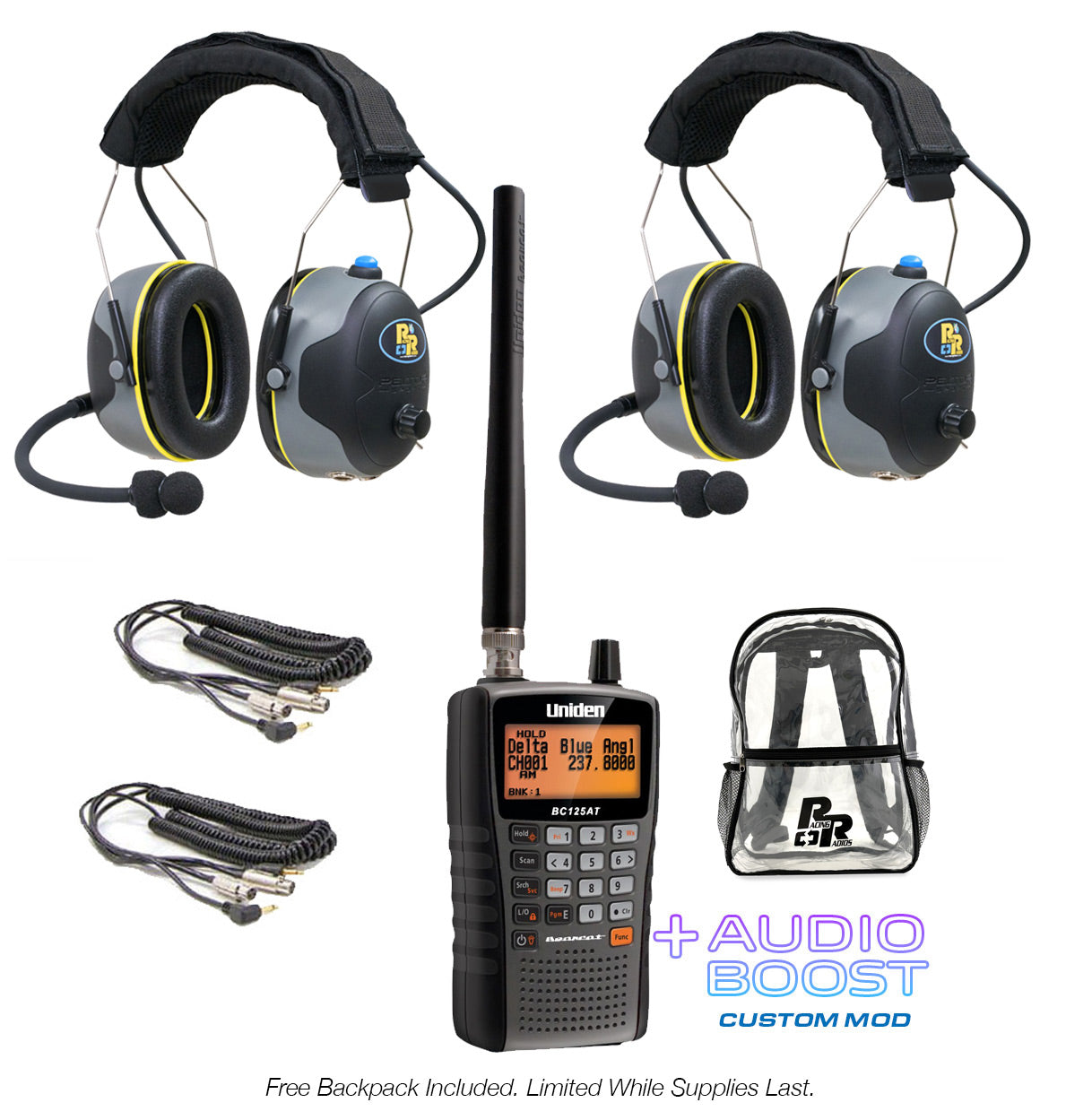 custom headset gear Deluxe Race Fan Scanner