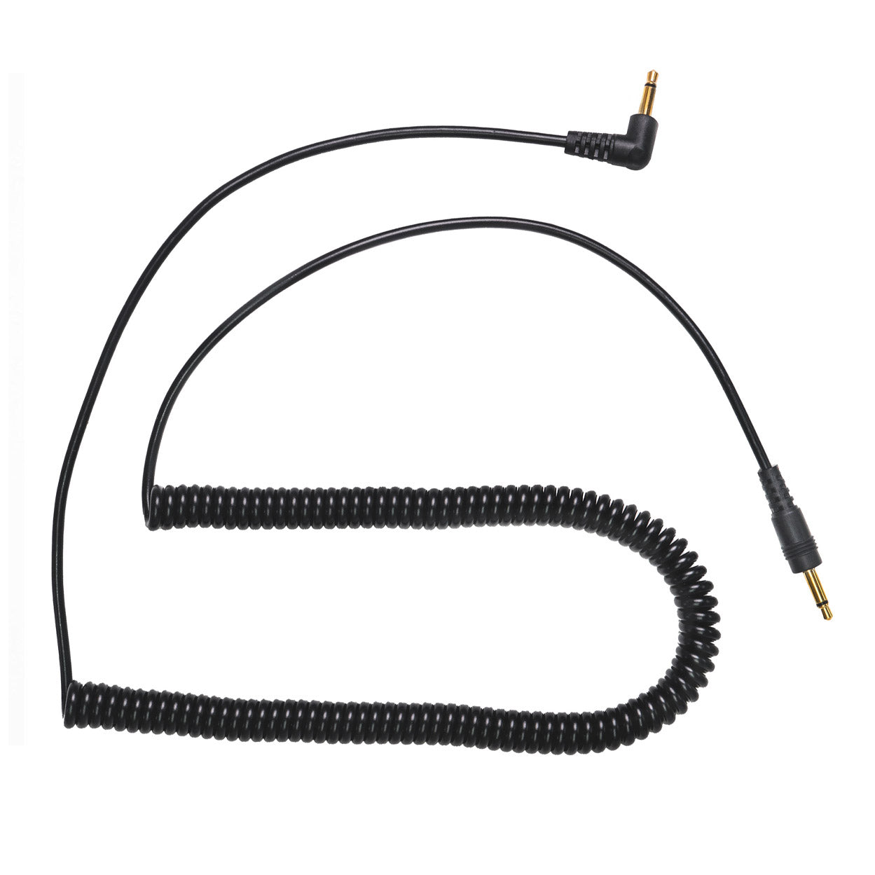 coiled mic cable for andoer fish pole Kondor Blue 12-24" 3.5mm Right Angle TRS Stereo Audio An essential addition to your audio equipment collection Fan Scanner Coiled Audio Replacement