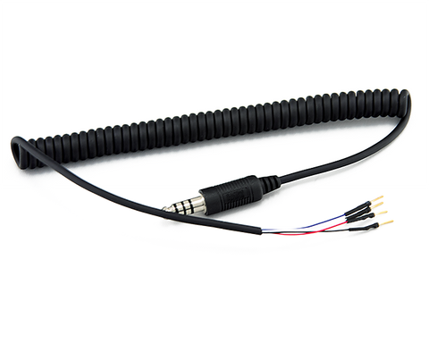 XL Coiled Helmet Cable (4/C) | HKP-121010XL