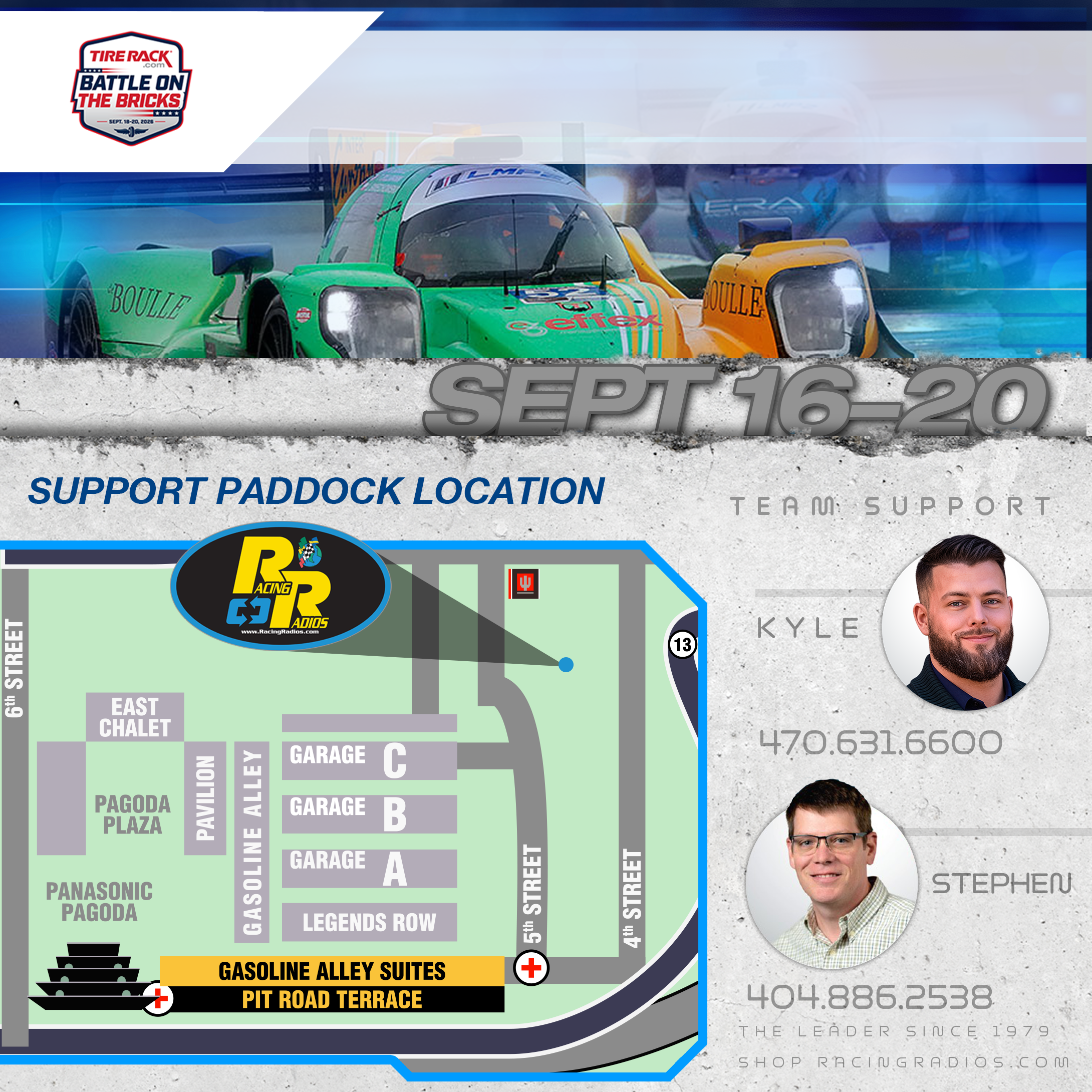 IMSA Tire Rack Battle on the Bricks | Sept 16-20