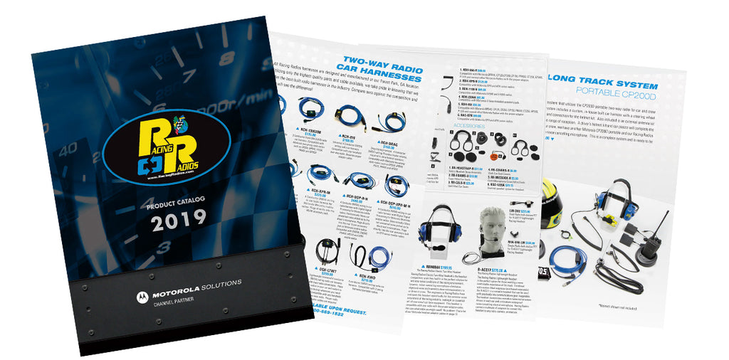 2019 Racing Radios Product Catalog Release