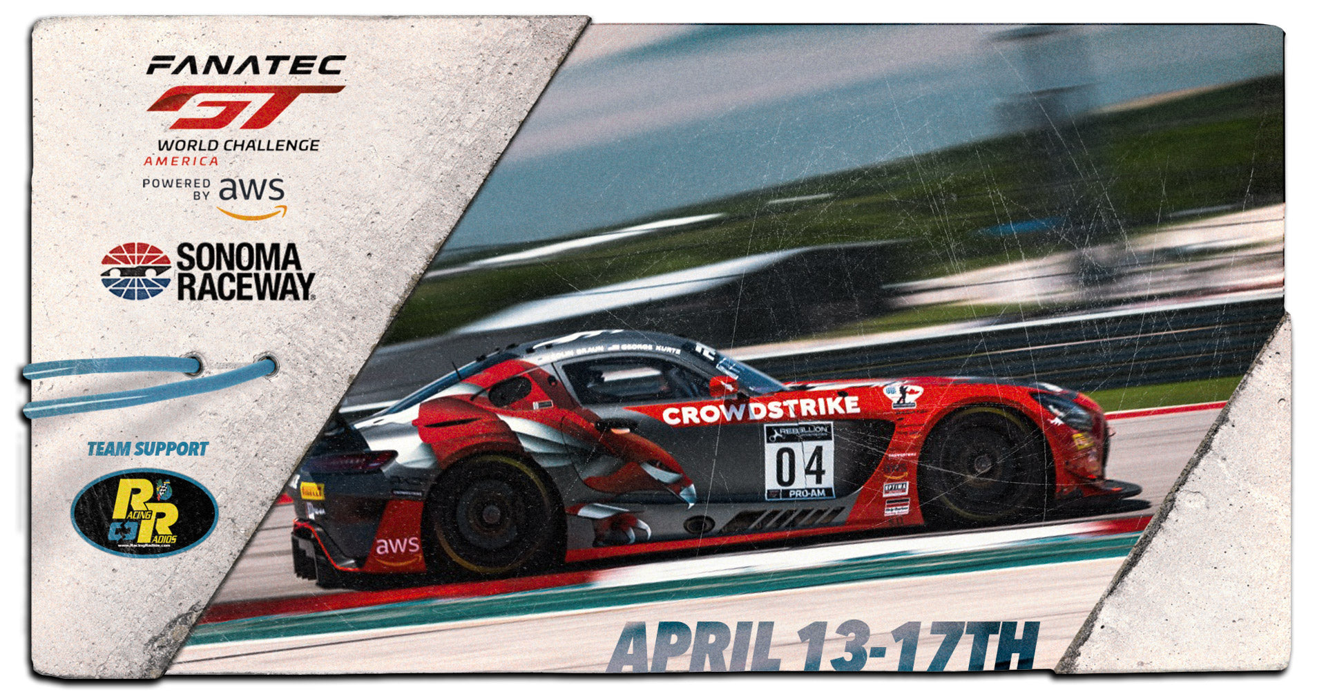 SRO GT World Challenge | Sonoma Raceway Racing Radios Support Event