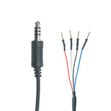 Standard Length 4/C (IMSA Wiring) coiled racing helmet cable Detal | Racing Radios
