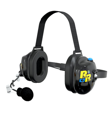 Racing Radios Two-Way Radio Headset | Black