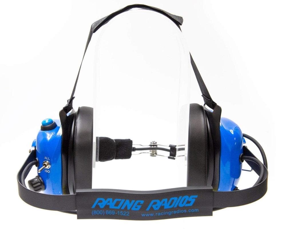 Racing Radios Fan Intercom Headset Starter Package with Scanner Headphones