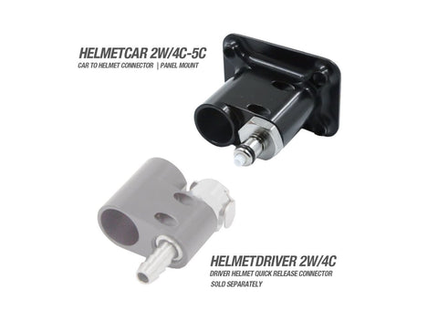 Racing Radios Helmet To Car Water/Radio Connector | HELMETCAR 2W/4C-5C