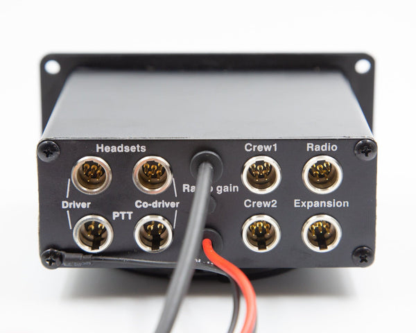 Racing Radios Intercom w/4DSP | RR-710-4DSP-1